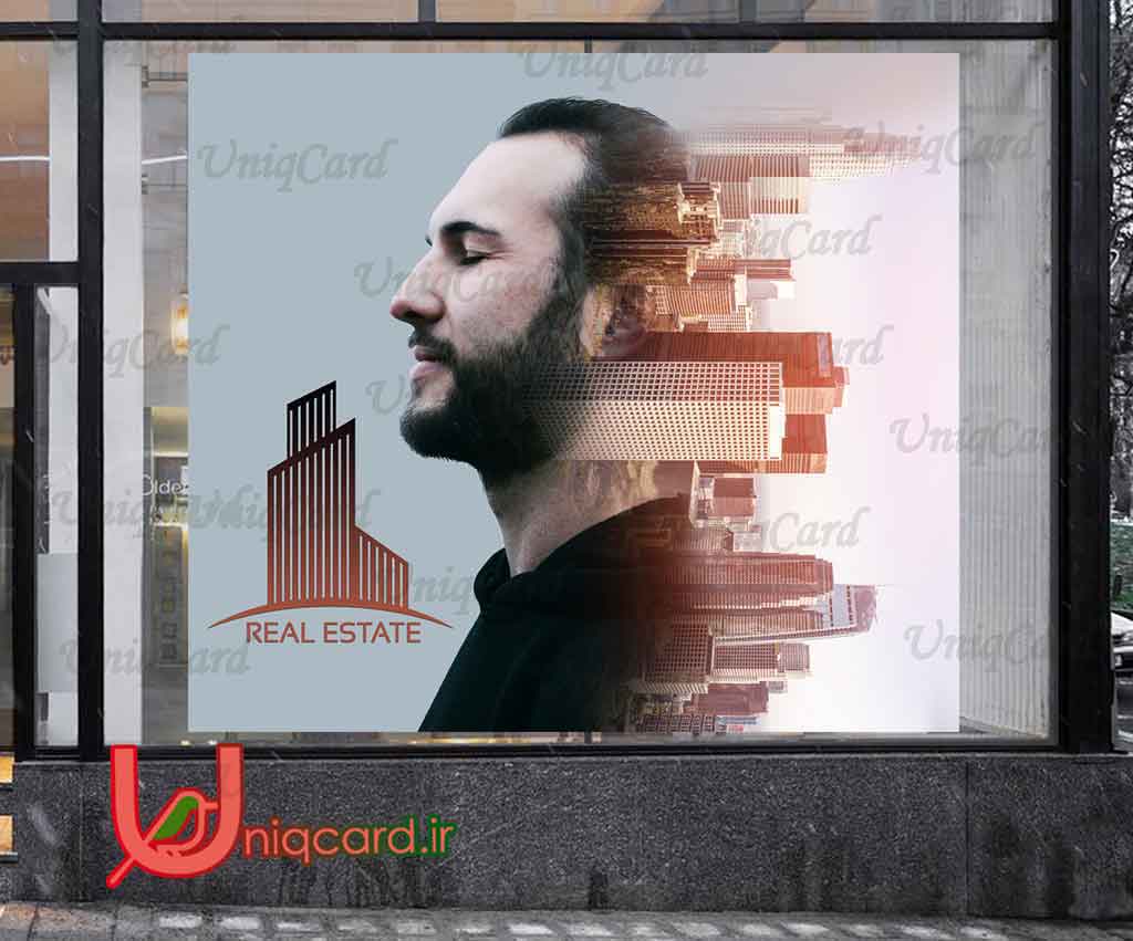 یونیک_کارت-لایه_باز-PSD-هنر-گرافیک-گرافیست-لاکچری-یونیک-خاص-استیکر-برچسب-شیشه-دیوار-املاک-مشاوراملاک-مغازه