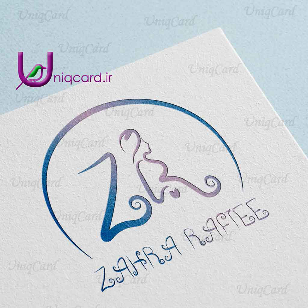 طراحی لوگو کارشناس مامایی توسط تیم یونیک کارت.