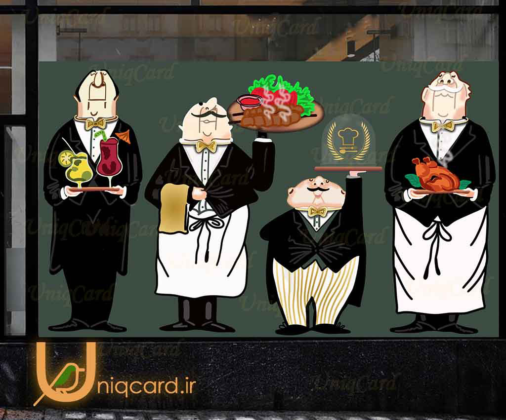 یونیک_کارت-لایه_باز-PSD-هنر-گرافیک-گرافیست-لاکچری-یونیک-خاص-استیکر-برچسب-شیشه-دیوار-مغازه-رستوران-کبابی-کوبیده-جوجه-جیگر-کباب-ماهی-مرغ-سرآشپز-قرمه_سبزی-دیزی-آبگوشت-سرآشپز-سبز-طلایی