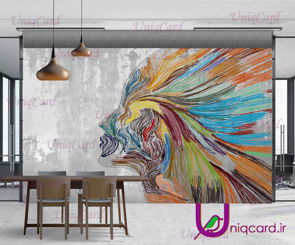 یونیک_کارت-کاغذ_دیواری-کاغذدیواری-پوستر-دوبعدی-سه_بعدی-منزل-اتاق خواب-اتاق_خواب-لایه_باز-PSD-اتاق_کودک-سالن-سالن_پذیرایی-دکور-دکوراسیون-پوستر_سه_بعدی-کاغذدیواری_سه_بعدی-هنر-نقاشی-گرافیک-گرافیست-لاکچری-یونیک-خاص -چهره-زن-رنگارنگ